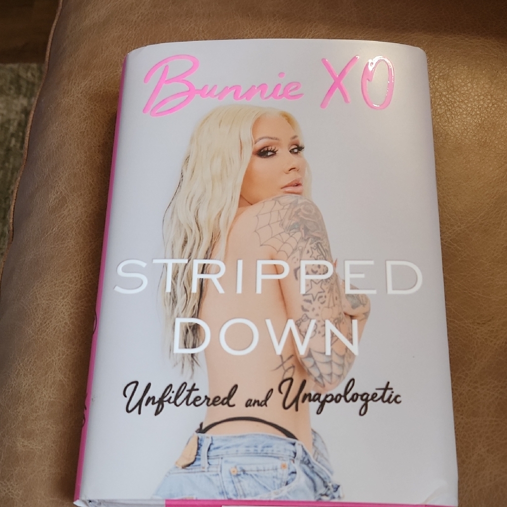 Bunnie XO "Stripped Down" Book - White & Pink Cover